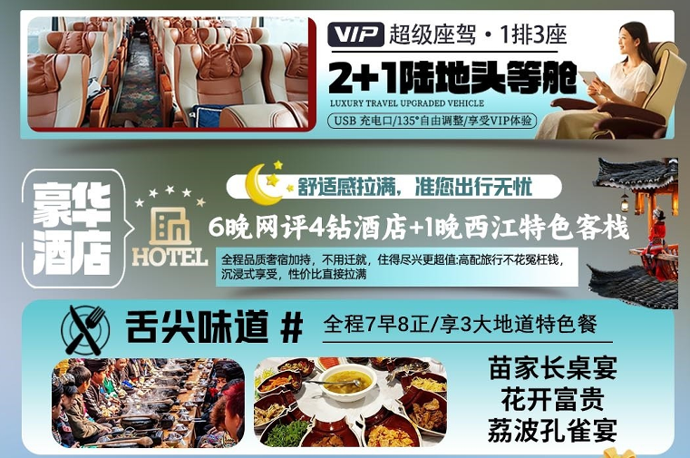 情系贵州全景品质8日游